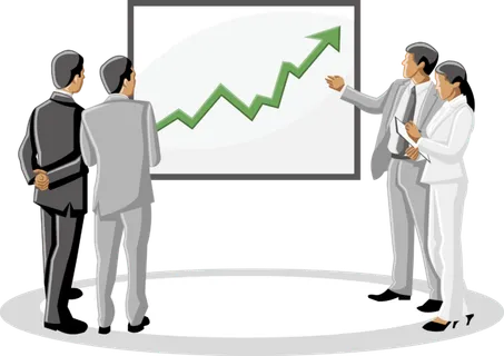 彩色矢量卡通商务团队人物 免抠