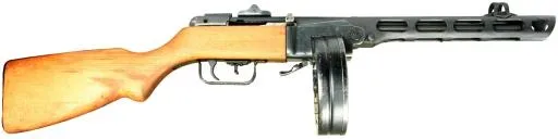 PPSh-41 PNG免抠(1200x300)