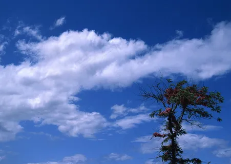 清澈天空背景云层云彩
