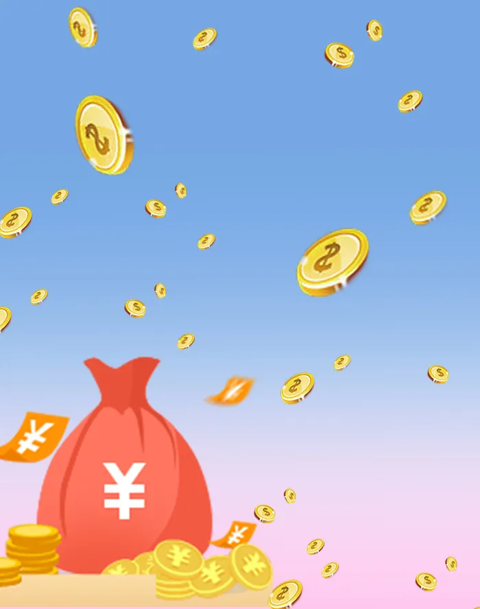 钱包人民币金币财富背景psd模版下载