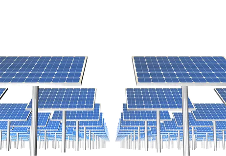 太阳能太阳板蓝色