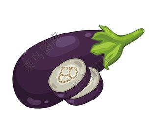 茄子矢量图