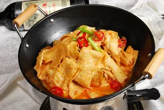 干锅美食焖锅湘菜麻辣香辣纸锅干锅腐皮