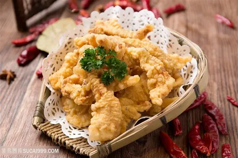 油炸黄金酥肉 油炸黄金酥肉