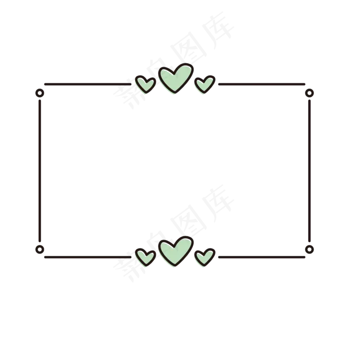 卡通边框 卡通彩色框  手绘对话框 可爱边框 免抠