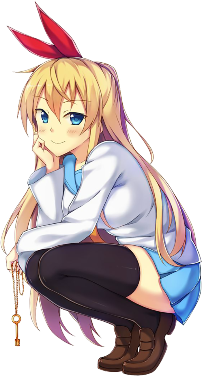 红色兔耳兔子女郎卡通简笔