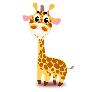长颈鹿卡通