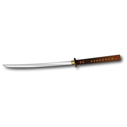 武士刀 PNG免抠(600x600)