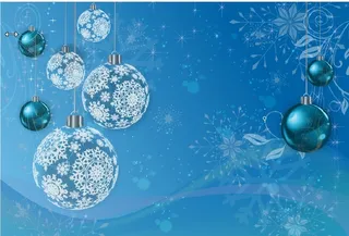 设计冬天雪花卡通背景