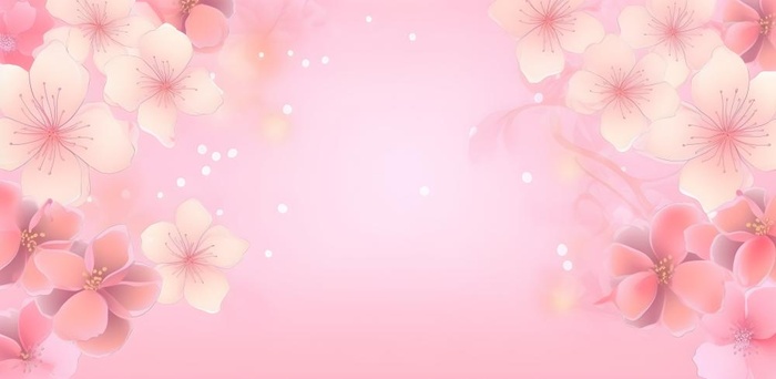花朵粉色蝴蝶花瓣海报素材背景(6272x3072)