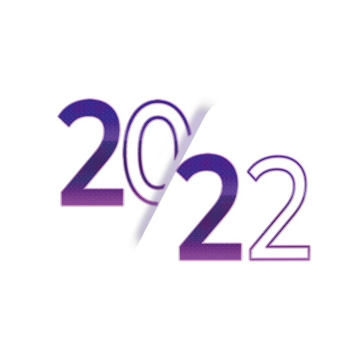 2022新年艺术创意字体虎年3D立体标题数字文字png免抠字素材