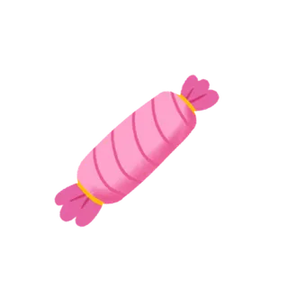 红色糖果素材卡通