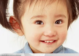 婴儿幼儿-露出牙齿的婴儿