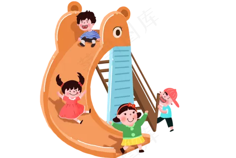 儿童节小孩玩耍