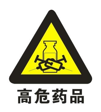 矢量高危药品cdr矢量模版下载