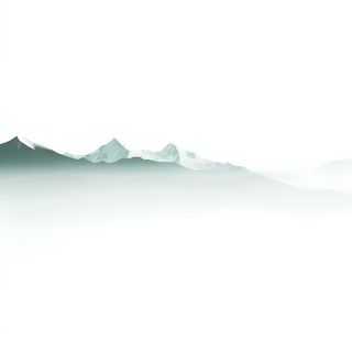 远处的山峰png免抠
