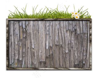 木板栅栏高清图片