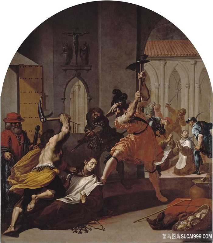 卡多佐-文森特-埃尔-马蒂里奥-德-洛斯-卡图霍斯-德-罗尔蒙油画