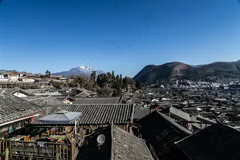 云南丽江古城风景