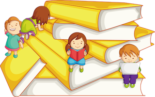 看书 卡通 人物