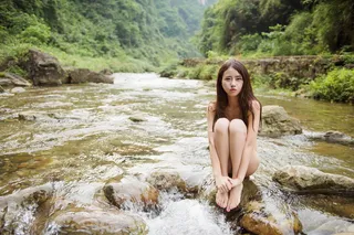 摄影图片人物美女模特照片