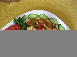 锅贴 肉12每份 素每份10 (3