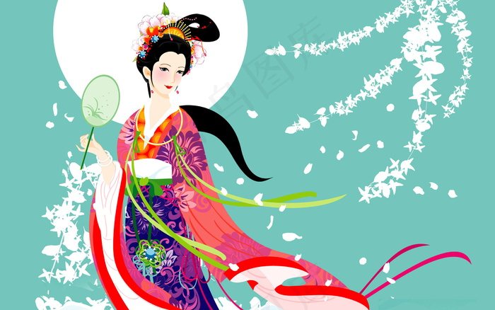 中秋节嫦娥图片