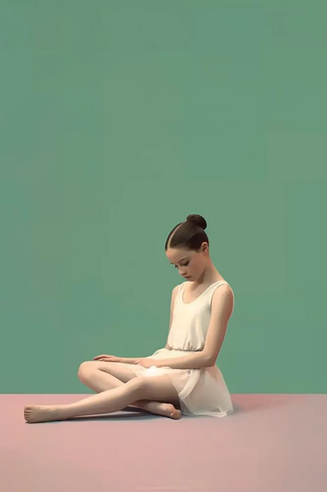 少儿舞蹈简约背景图