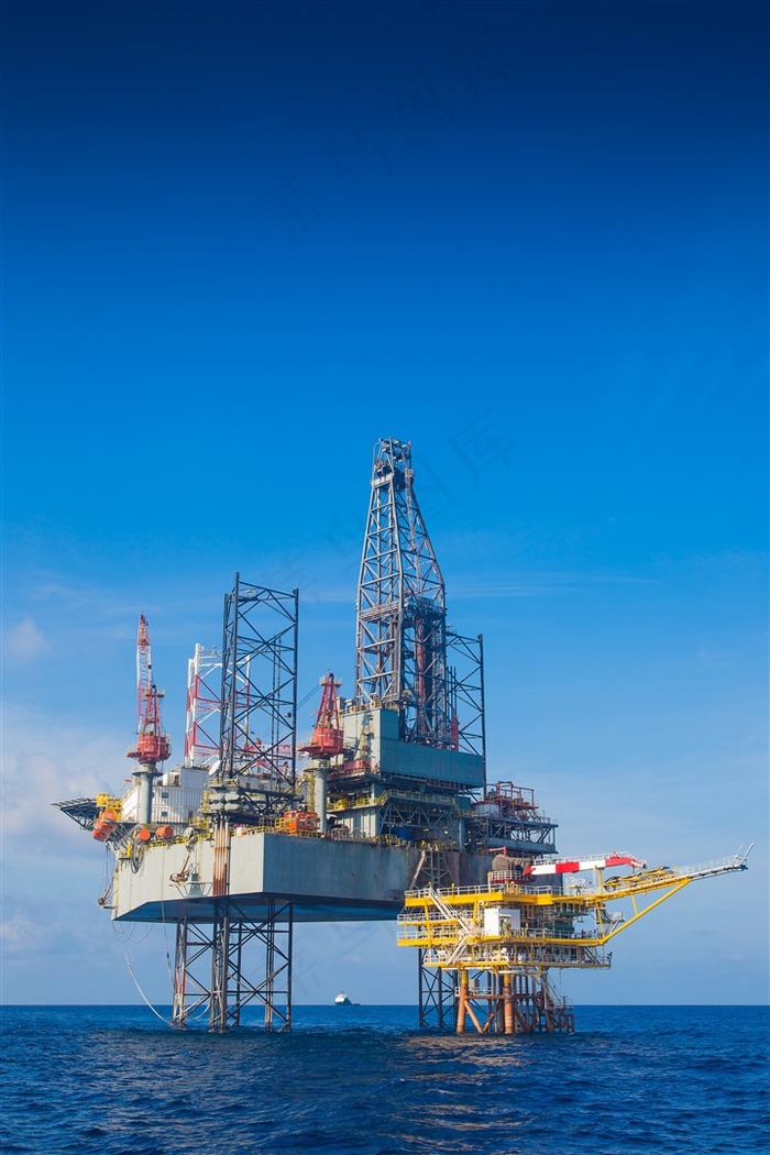 海上石油钻井平台高清大图