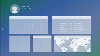 可视化大数据科技网页后台管理图表软件AI界面PSD模版素材源文件