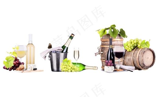 葡萄酒酒杯酒瓶场景搭设摄影