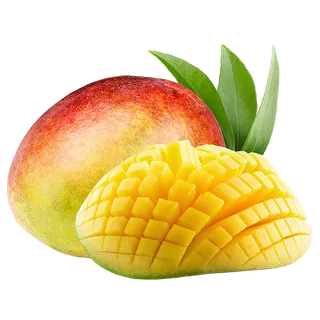 35贵妃芒果 (4)水果超市商品白底图免抠实物摄影png格式图片透明底