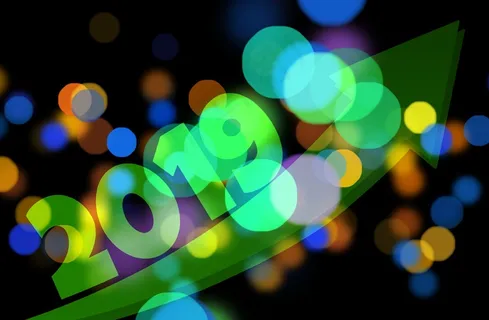 2019创意新年背景图片 2019创意新年背景图片