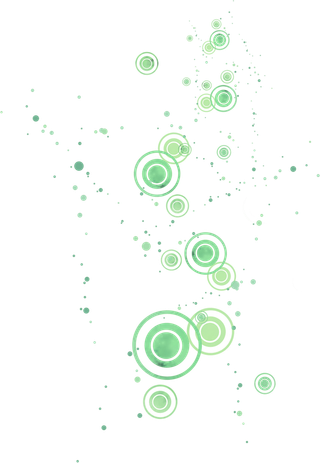 绿色斑点点状光线