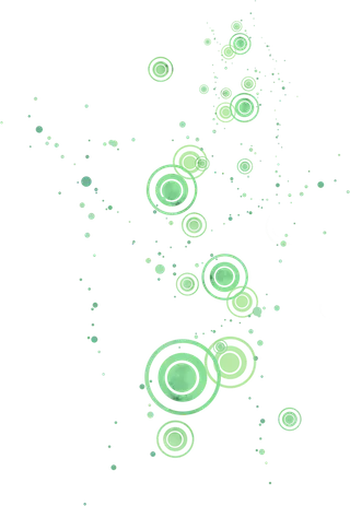 绿色斑点点状光线