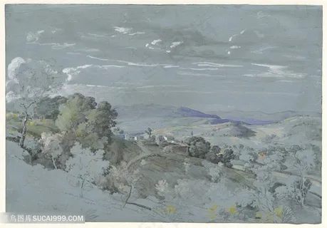 山脉田园装饰画 山脉田园装饰画