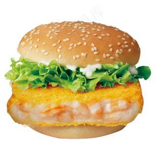 鲜虾堡png