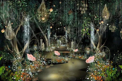 森系婚礼效果图