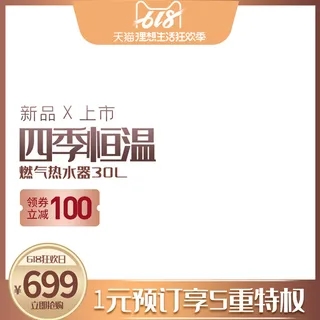 淘宝拼多多产品电商主图高端详情页双十一高端金色