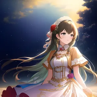 星月姑娘复古风壁纸