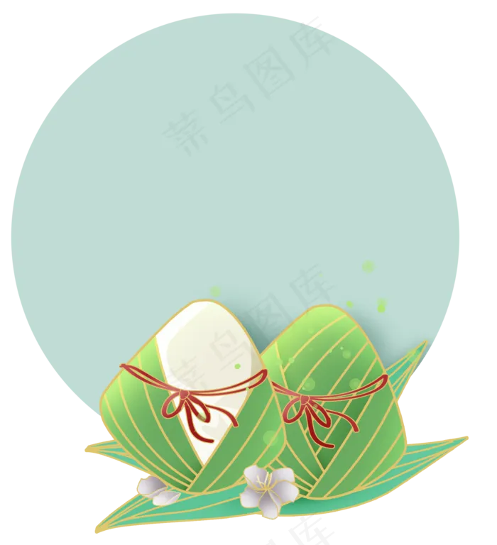 端午节边框免抠图片 