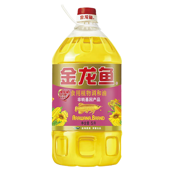 金龙鱼调和油5升超市商品白底图免抠实物摄影png格式图片透明底
