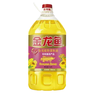 金龙鱼调和油5升超市商品白底图免抠实物摄影png格式图片透明底