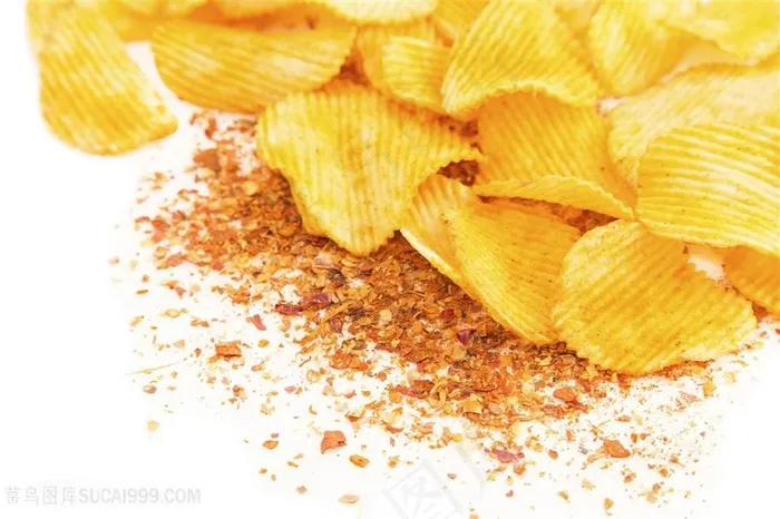 美食薯片高清图片