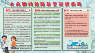 德尔塔新冠疫情防控宣传展板