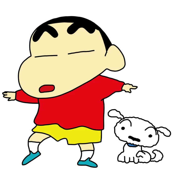 蜡笔小新可爱人物免扣素材