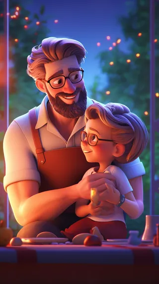 父亲 父亲节 温馨 坚强 爱护 关怀 教育 快乐 幸福 父爱