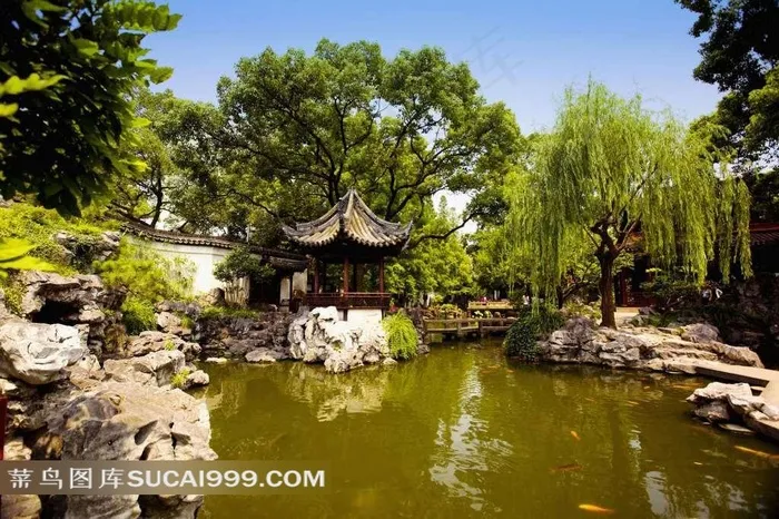 苏州古典名园留园园林美景