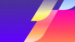 极简剪纸波浪弥散光渐变背景图设计素材