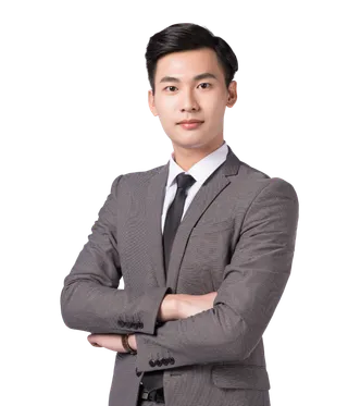 自信微笑的商务男士免扣png